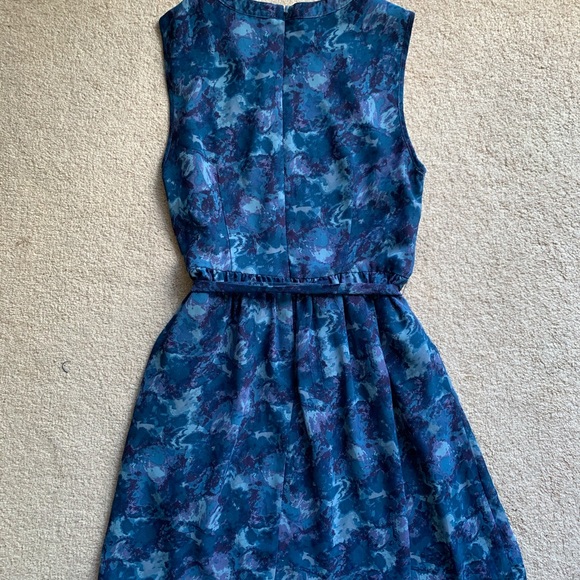 Blue Patterned Dress - Picture 2 of 2